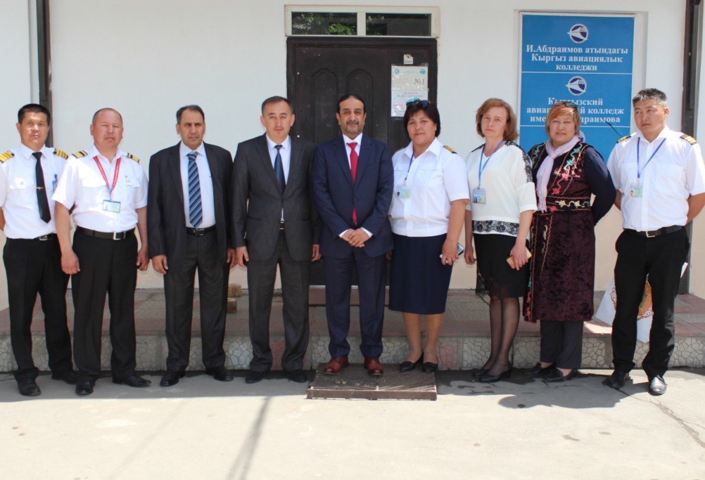 Делегация Катарского авиационного колледжа во главе с Генеральным дире...