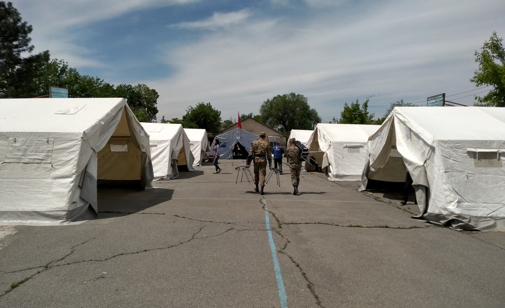 С14-18 мая 2018 г. на территории Кыргызского Авиационного Института проводятся масштабные учения  МЧС.