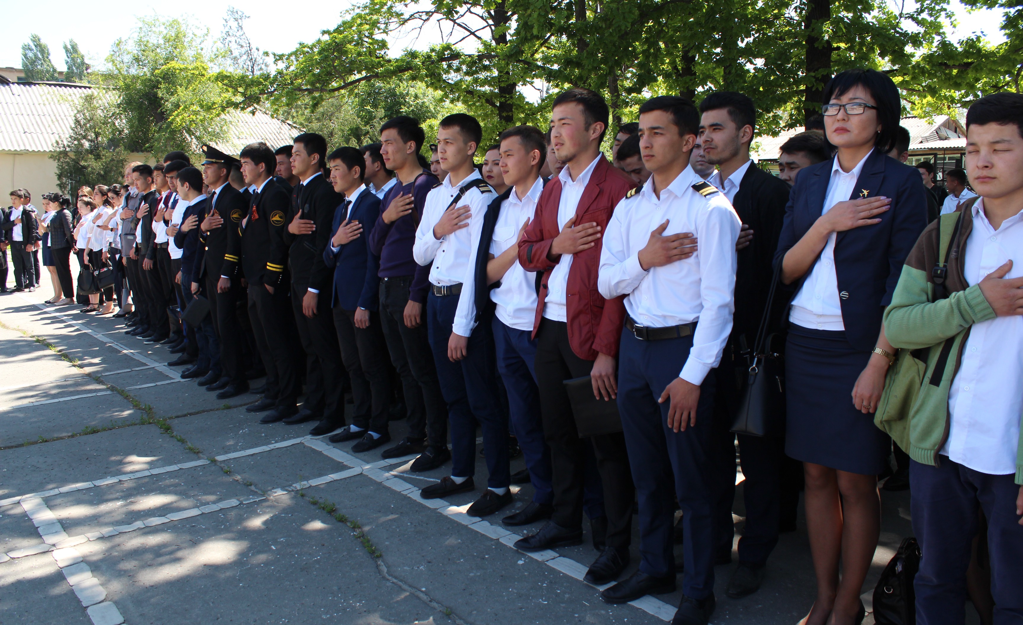 8 мая 2018г. была проведена линейка в честь 9 Мая