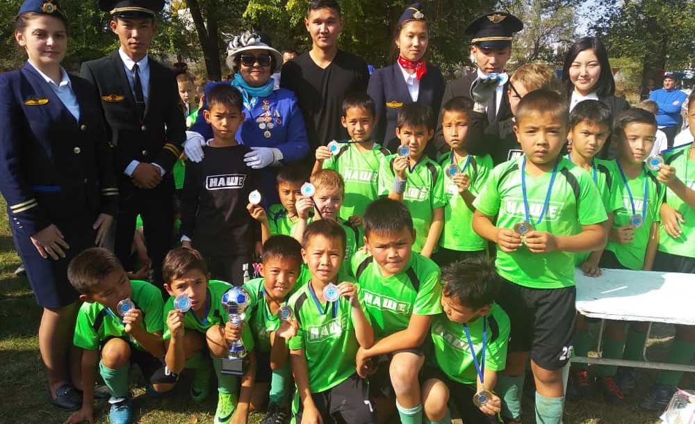 06.10.2018г. Прошел турнир по футболу среди юниоров посвящённый ко дню 85 летию Гражданской Авиации и памяти дважды Героя Советского Союза летчика штурмовика Талгата Бегельдинова.