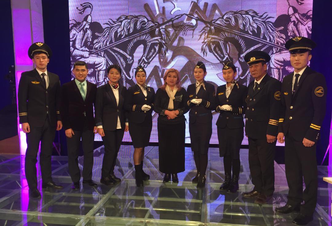 Команда «Ак шумкар» Кыргызского авиационного института им. И. Абдраимо...