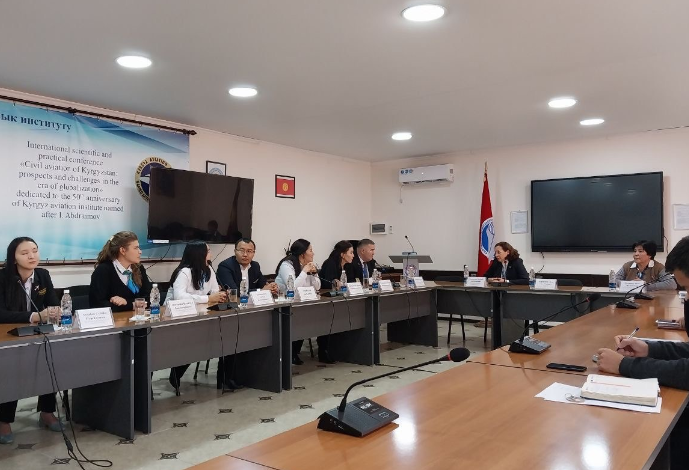 Делегация Авиационного колледжа при Академии гражданской авиации Респу...