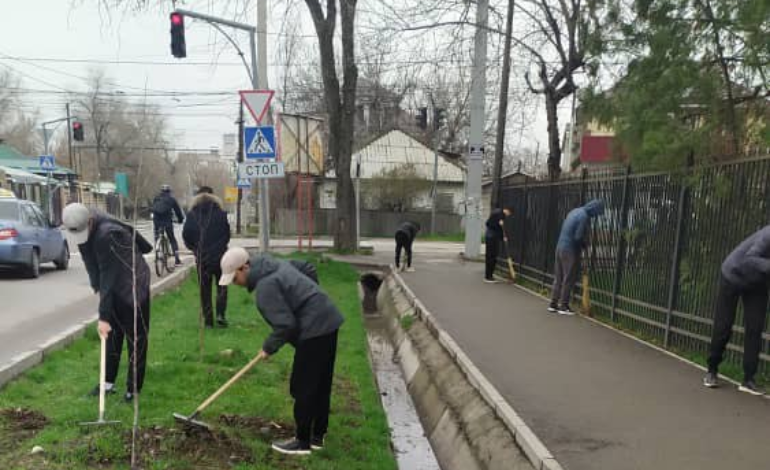 Cотрудники и студенты института приняли участие в общегородском субботнике